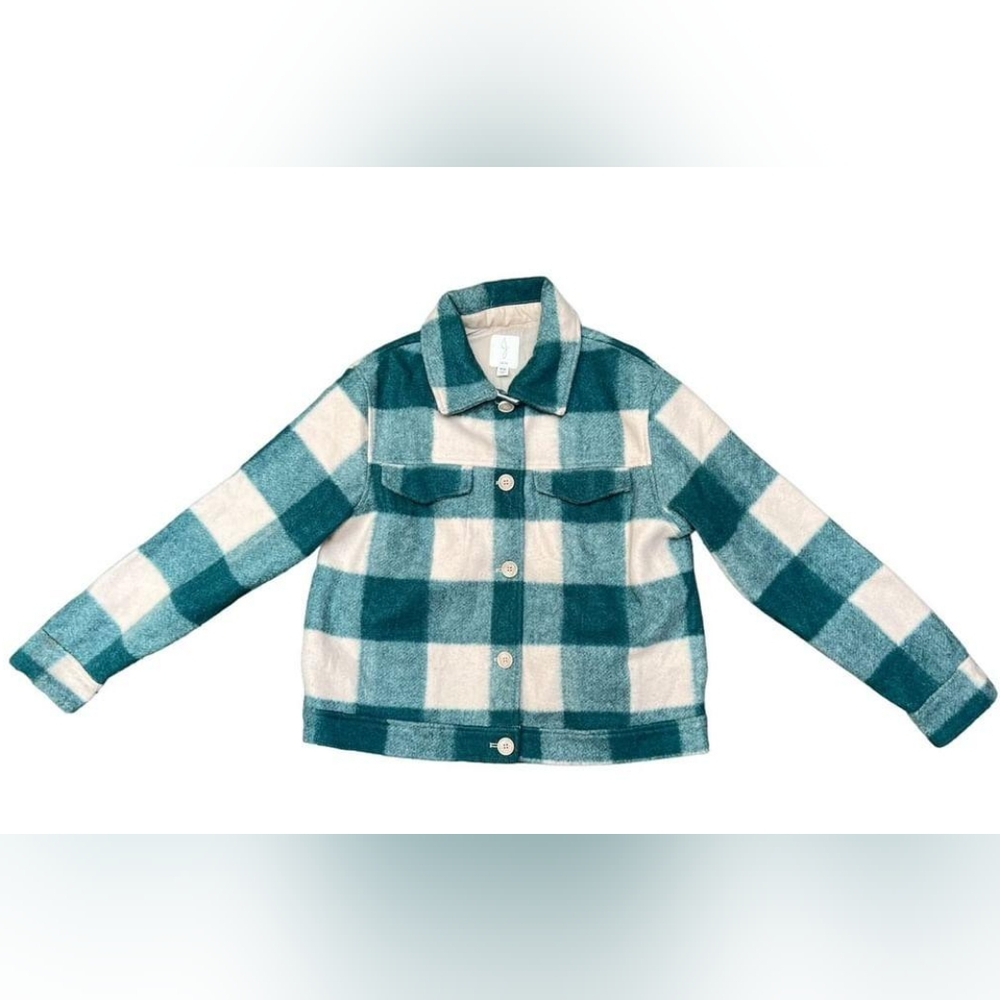 Joie Women's Green & White Jacket - Size Medium